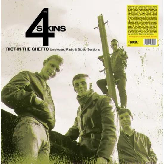 4 Skins "Riot In The Ghetto: Unreleased Radio & Studio Sessions" LP